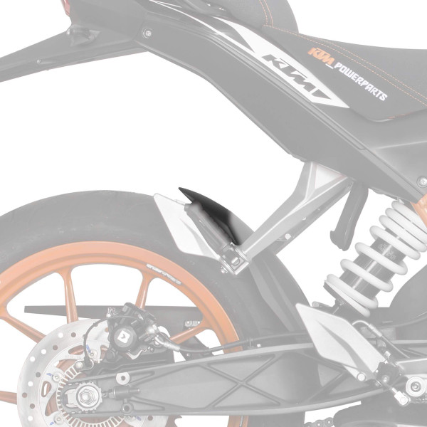 Pyramid Plastics Pyramid hugger extension | matte black | ktm 125 duke 2012>2016